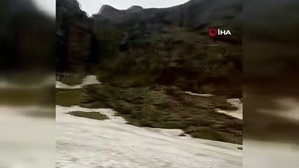 Efsanelere konu olan Ali Gölü'nde ezan sesi yankılandı