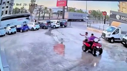 ATV ile drift videosu çekmek isteyen gençler kaza yaptı, sosyal medyanın diline düştü