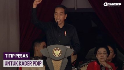 Jokowi Titip Kemenangan Ganjar pada Kader PDIP