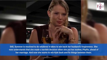 Summer Discovers Kyle and Audra Terrible Secret CBS The Young and the Restless S