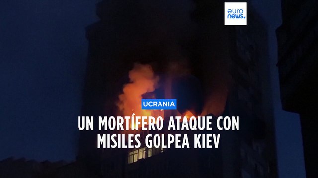 Ucrania | Un mortífero ataque con misiles golpea Kiev y deja al menos tres muertos