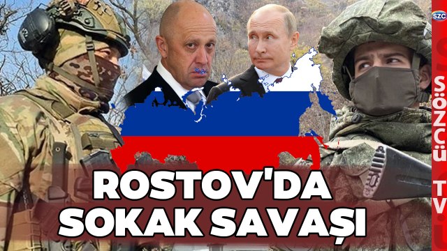 Rostov'da Rus Ordusu ve Wagner Askerleri Sokak Sokak Savaşıyor! İşte Putin'in Hamlesi