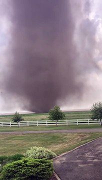 Landspout Tornado in Alberta Canada