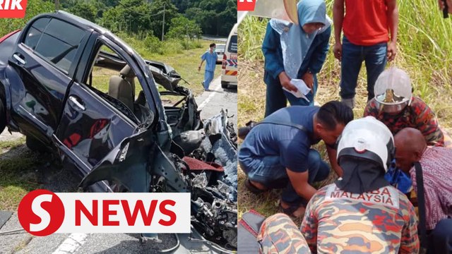 Parents killed, three kids badly hurt in collision with cement truck on highway near Gerik