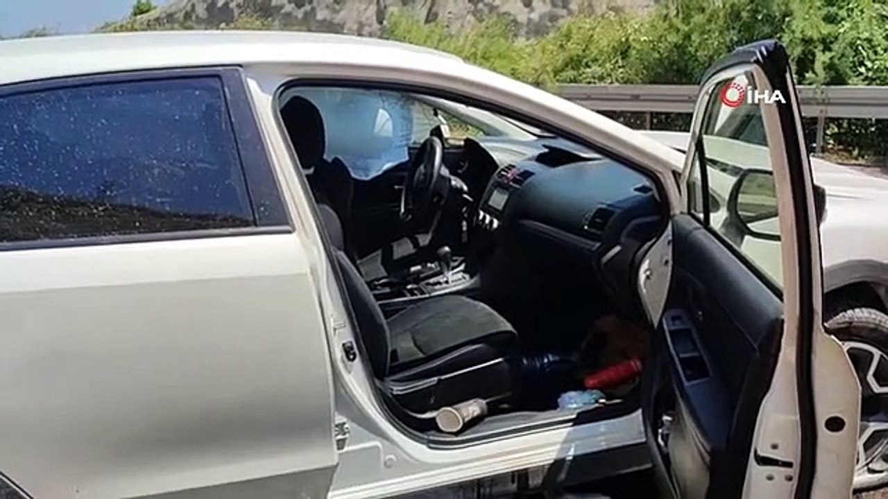 C'est ainsi que le terrible accident sur l'autoroute s'est reflété sur la caméra de la voiture