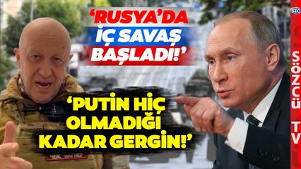 'Rusya'da İç Savaş Başladı!' Moskova'da Yollar Askeri Araçlarla Kapatıldı