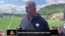 Pat Meyer Discusses Steelers New O-Linemen