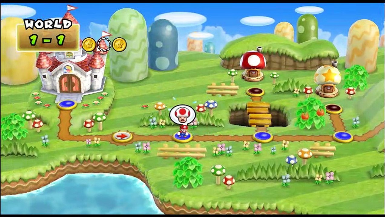New Super Mario Bros. Wii online multiplayer wii Vidéo Dailymotion