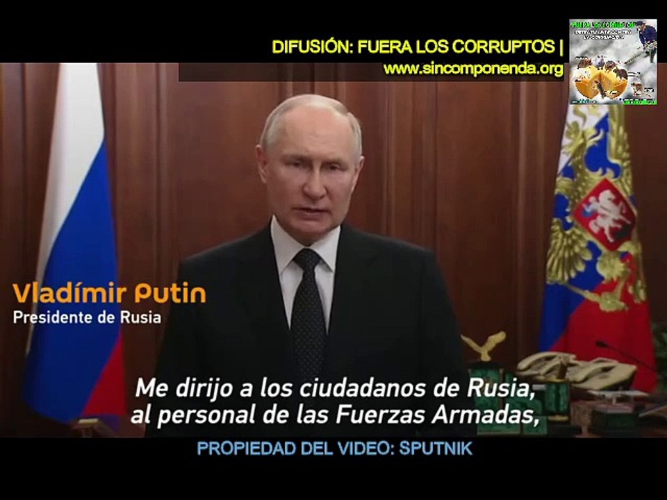 VLADÍMIR PUTIN DA MENSAJE A LA NACIÓN Y ACUSA A PRIGOZHIN, DEL GRUPO WAGNER, DE ALTA TRAICIÓN