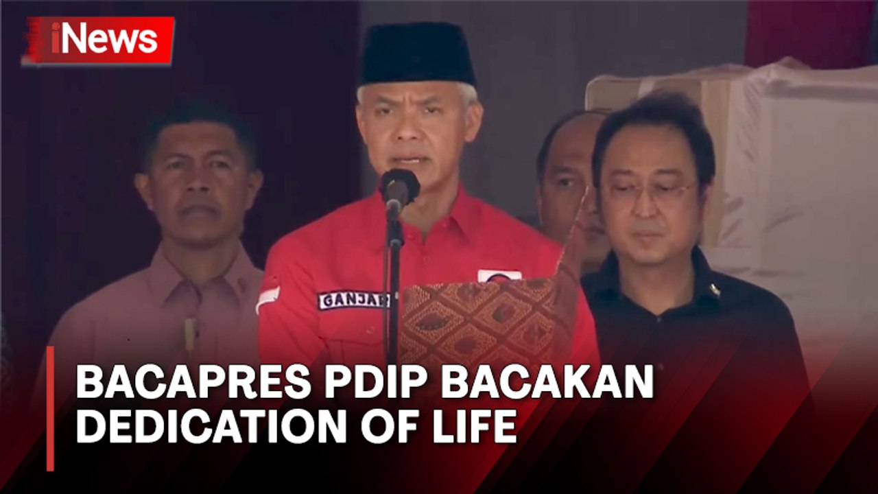 Suara Lantang, Bacapres Ganjar Pranowo Bacakan Dedication of Live