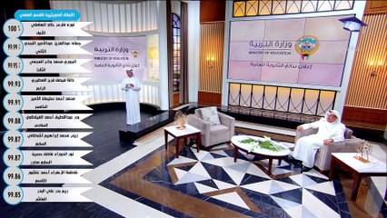 وزير التعليم يعلن نتيجة الثانوية العامة: 37 طالباً وطالبة حصلوا على 100% بالقسم العلمي