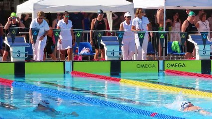 Championnats de France à Antibes : le 100m nage libre de Brigitte
