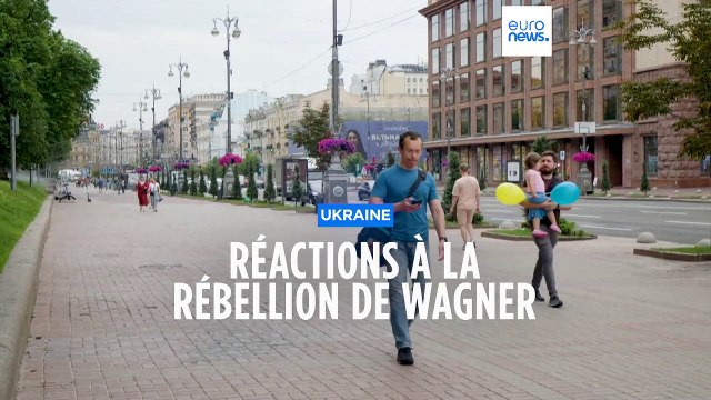 Très heureux : des Ukrainiens ravis de la rébellion de Wagner en Russie