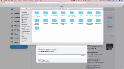 How to USE Twitter on a Computer - Add a Profile Photo | Tutorial 11