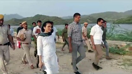 यहां तूफान पीडि़तों से मिले कलक्टर, नुकसान का लिया जायजा