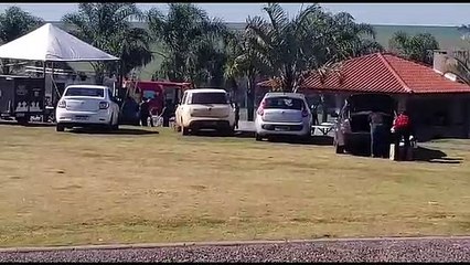 Trabalhador fica ferido após queda de estrutura em propriedade rural na PR-486