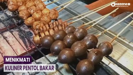 Menikmati Kuliner Pentol Bakar Arsi Sampang