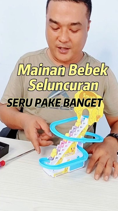 Mainan bebek prosotan - mainan bebek seluncuran - mainan bebek naik tangga