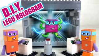DIY Numberblocks Hologram Using LEGO ||  Keiths Toy Box
