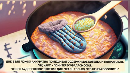 Сказка каша из носка .