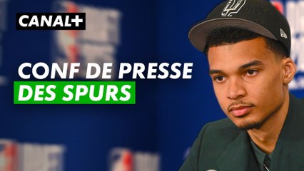 Conférence de presse des San Antonio Spurs avec Victor Wembanyama en direct à partir de 18H30