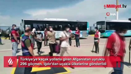 296 Afganistanlı göçmen ülkelerine gönderildi