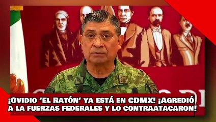 ¡VEAN! ¡Ovidio ‘El Ratón’ está ya en CDMX! ¡Agredió a la fuerzas federales y lo contraatacaron!
