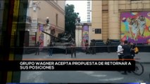 teleSUR Noticias 15:30 24-06: Grupo Wagner acepta propuesta de retornar a sus posiciones