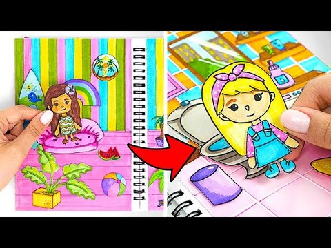 Voyage de bricolage artisanal et créatif : Fabriquer le Playbook de Toca Boca !