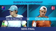 Alex De Minaur reaches his first final at Queen’s