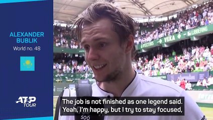'The job is not finished' - Alexander Bublik