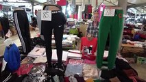 Kütahya'da Kurban Bayramı kıyafet pazarı açıldı