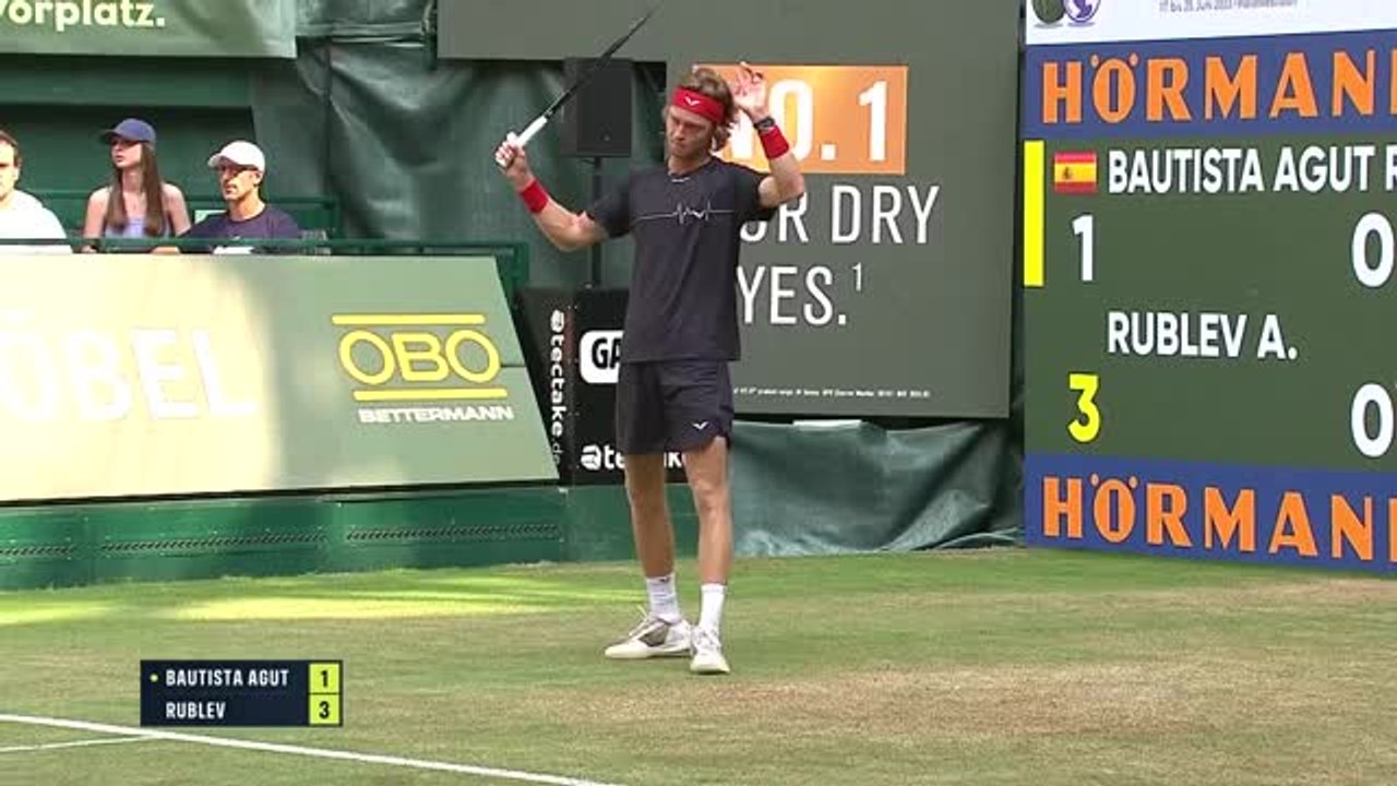 Rublev makes second Halle final in three years