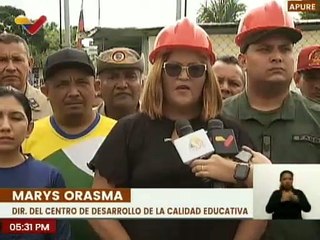 Bricomiles avanzan con los trabajos de recuperación de la E.P.B Avelina Duarte en Apure
