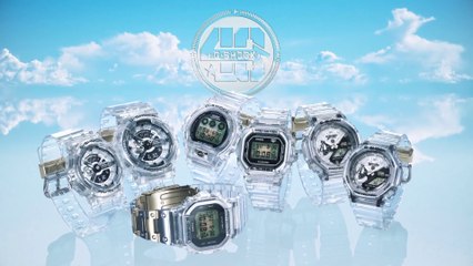CASIO G-SHOCK 40th Anniversary Model CLEAR REMIX