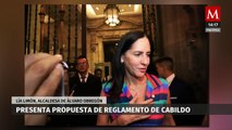 Alcaldesa de Álvaro Obregón presenta propuesta de reglamento de Cabildo