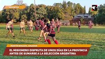 El misionero disfruta de unos días en la provincia antes de sumarse a la Selección Argentina