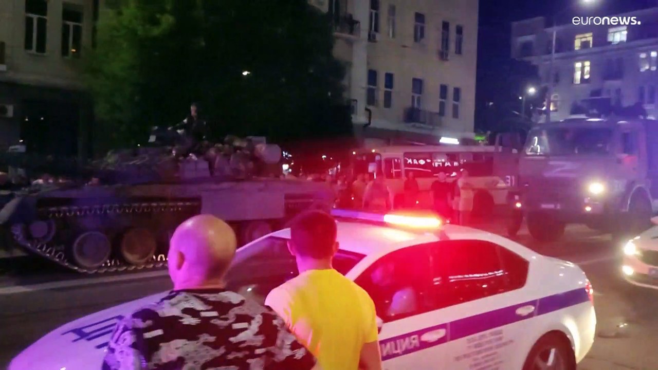 شاهد: نهاية التمرّد.. مقاتلو "فاغنر" ينسحبون من مدينة روستوف الروسية