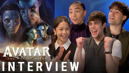 Avatar: The Way of Water' Interviews - Jack Champion, Bailey Bass