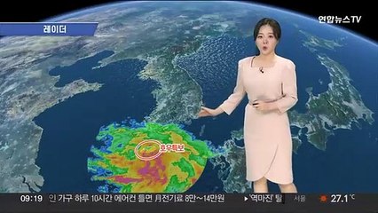 [날씨] 제주·충청 이남 장맛비…중부 내륙 낮더위 계속