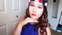 GRWM Fourth Of July Makeup, Hair and Outfit