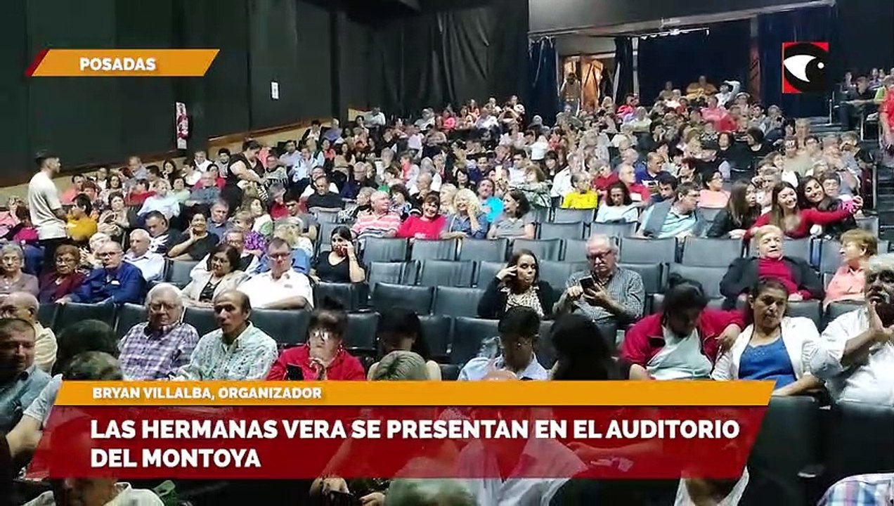 Las hermanas Vera se presentan en el auditorio...