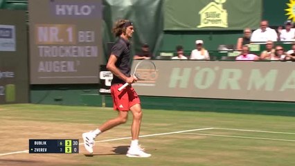 Bublik drop shots bamboozle Zverev in Halle