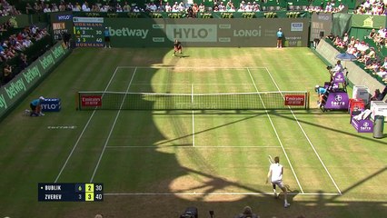 Bublik drop shots bamboozle Zverev in Halle
