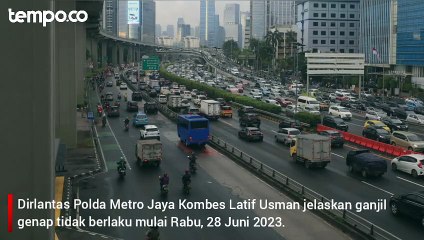 Libur Panjang Idul Adha 2023, Ganjil Genap di Jakarta Ditiadakan