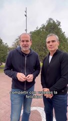 Federico Susbielles junto a Marcelo Feliú