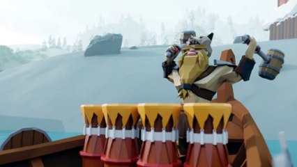 Wie Guitar Hero, nur mit Wikingern: In Ragnarock müsst ihr zu nordischem Rock im Takt trommeln