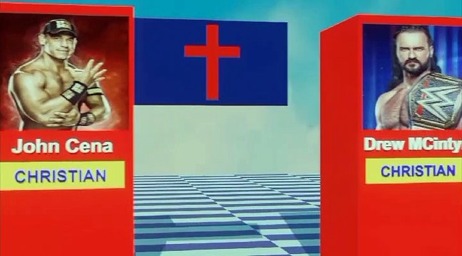 Wwe Wrestlers Religion Christian, Muslim and Hindu 3D Comparison