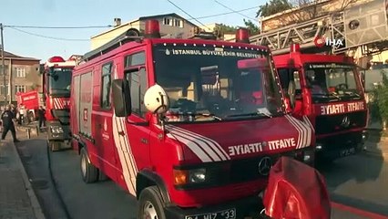 Küçükçekmece’de gecekondu alevler içinde kaldı