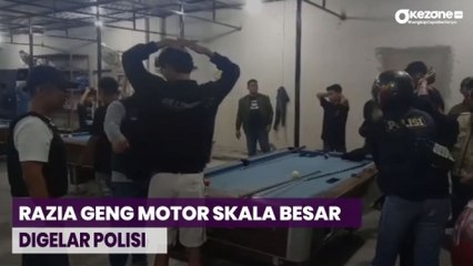 Polisi Gelar Razia di Medan Gegara Viral Ancaman Geng Motor akan Serang Warga